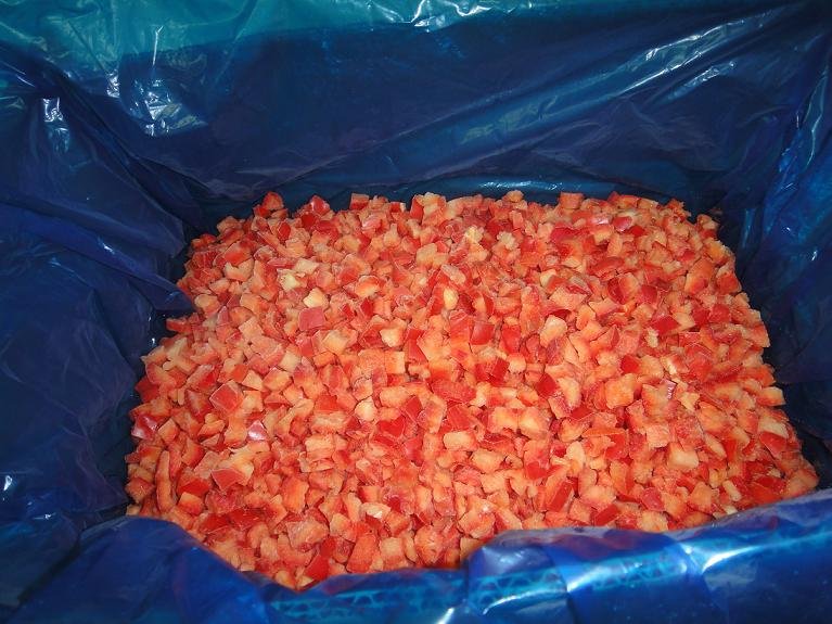 NEW CROP IQF DICED RED PEPPER 10x10