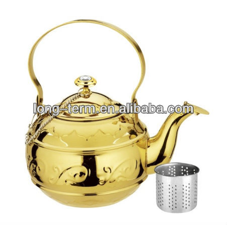 Ltk175cゼブラ- ストライプのポットお茶用/ステンレス鋼201#/ストレーナー付問屋・仕入れ・卸・卸売り