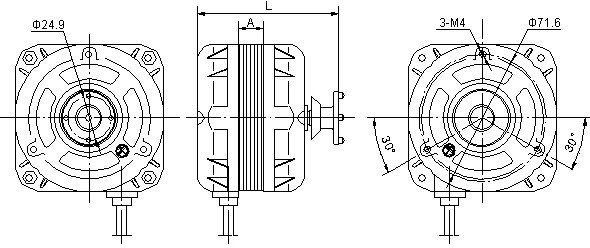 冷却機械モーターファンモーターはポーランド人ACモーターを影で覆った問屋・仕入れ・卸・卸売り