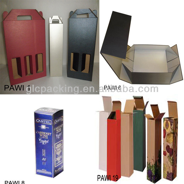 factory made kinds of box of red wine