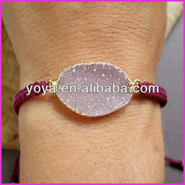 New Style Bracelet Druzy Macrame Friendship Bracelet.jpg