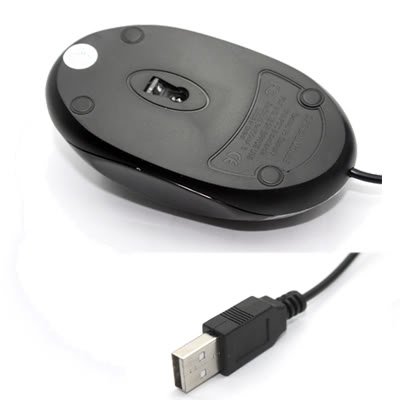 TINY USB OPTICAL SCROLL WHEEL MOUSE MICE FOR DELL ASUS 10pcs/lot G512 ...