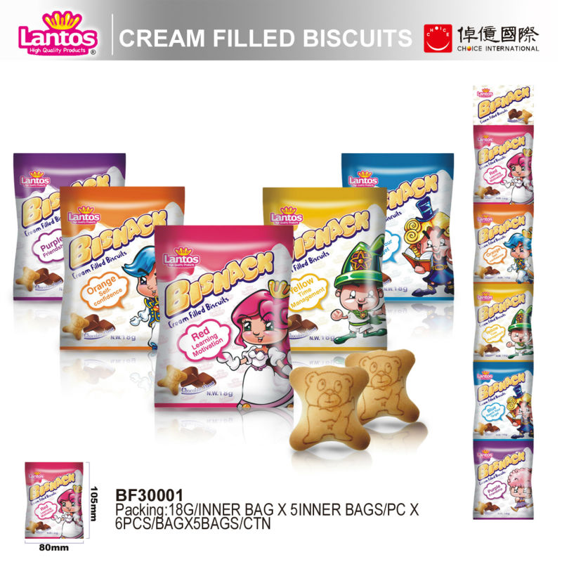 LANTOS 18G BISCUIT WITH CHOCOLATE FILLING