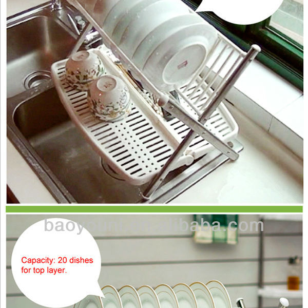 bynディッシュホルダー皿立てプラスチック製の台所の皿ホルダー0935c1問屋・仕入れ・卸・卸売り