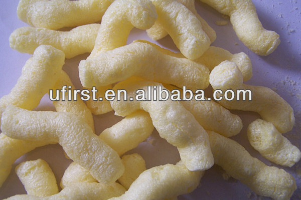2014 popular corn puffs extruder machine