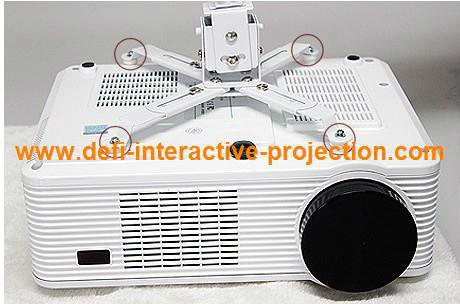 New arrival short throw 1080p projector ceiling mount with extension arm for projectors weighing up to 50kg