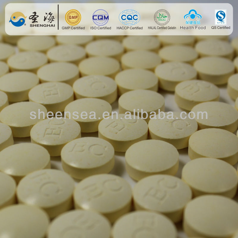 Hot Sale Natural Fruit Flavor Vitamin EC Chewable Tablet 1200mg