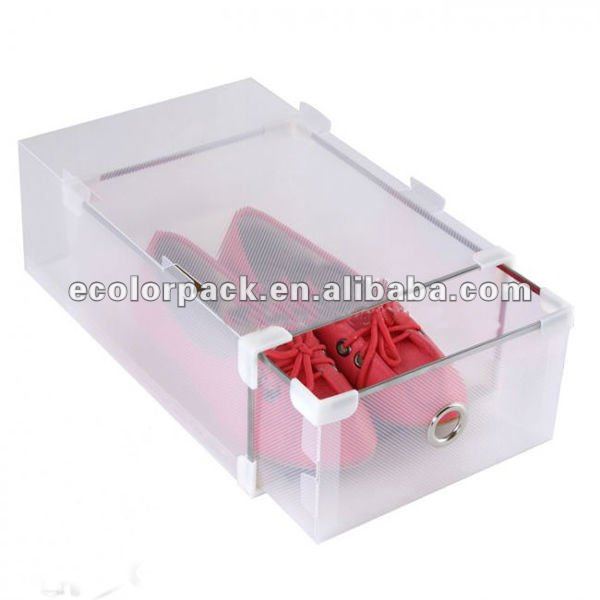 Tatkraft glasgow 10 scatole per scarpe trasparenti pieghevoli uomo ... Contenitori in plastica trasparente