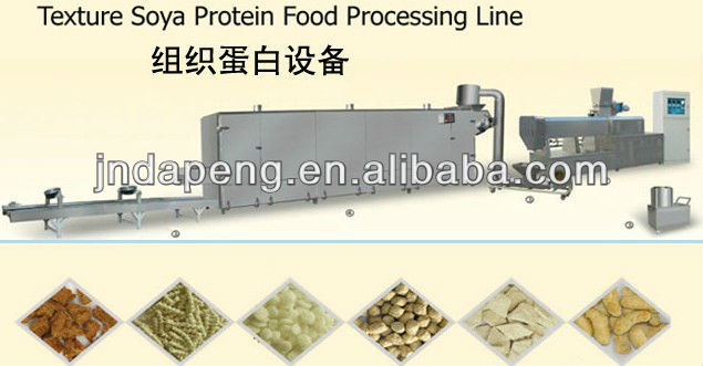 Chunck and textured soya nuggets making machine/processing equipment