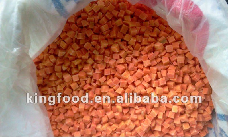 2012 fresh frozen carrot dice