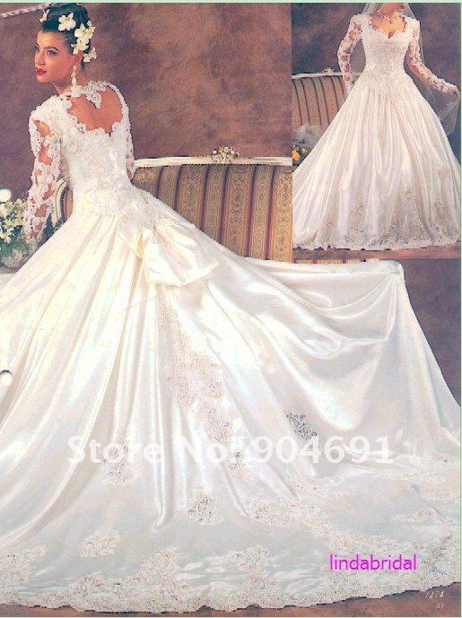 Wedding dresses with royal trains