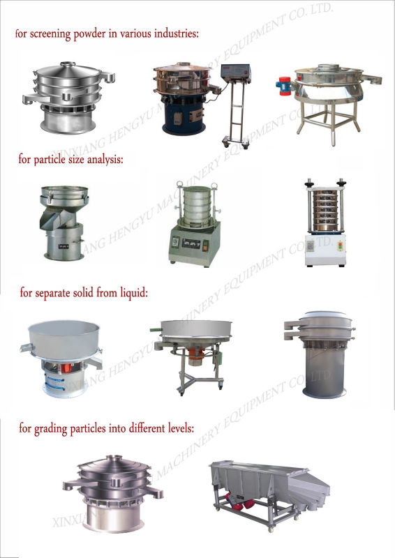 Xinxinag hot sell rotary cocoa powder screening machine