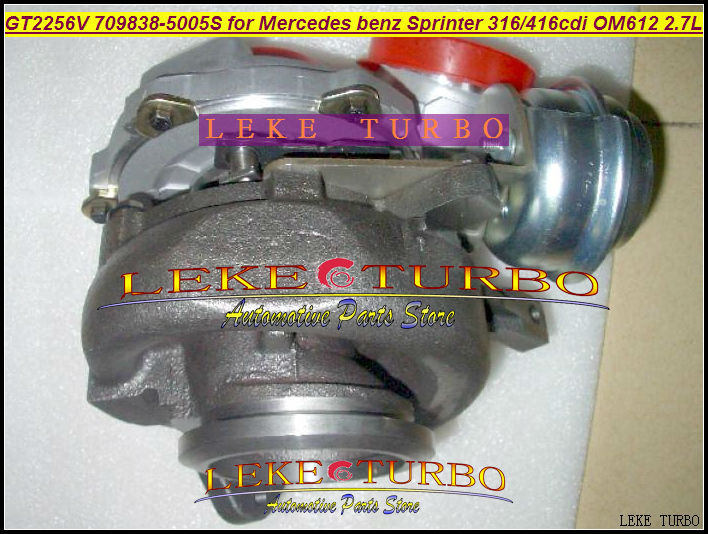 GT2256V 709838-5005S 709838-0004 709838 turbo for Mercedes benz Sprinter I Van 316CDI 416CDI OM612 2.7L turbocharger (3)