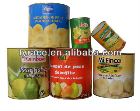 canned pear in dice