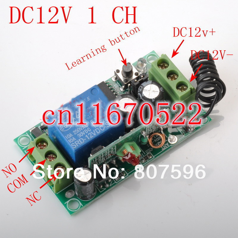 Купить Мини 1000 м 12v постоянного тока 10А 1 ch 220v беспроводной ...