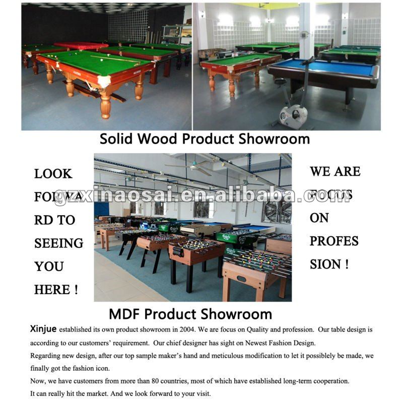 2015木製9ftプールテーブルゲームルーム用販売s208仕入れ・メーカー・工場