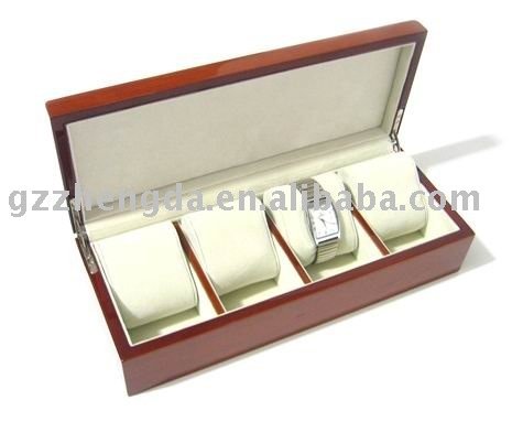 Best Sell factory custom made light blue leather red wine box (ZDS-F370)