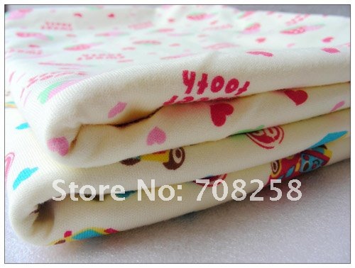 120x90cm, Cute100%cotton baby changing mat,baby diaper mat,baby urinal pad,waterproof pad/mat retail, LGZ-7