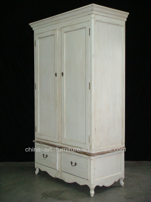 Antiguos muebles de dormitorio blanco armario de madera europea ...
