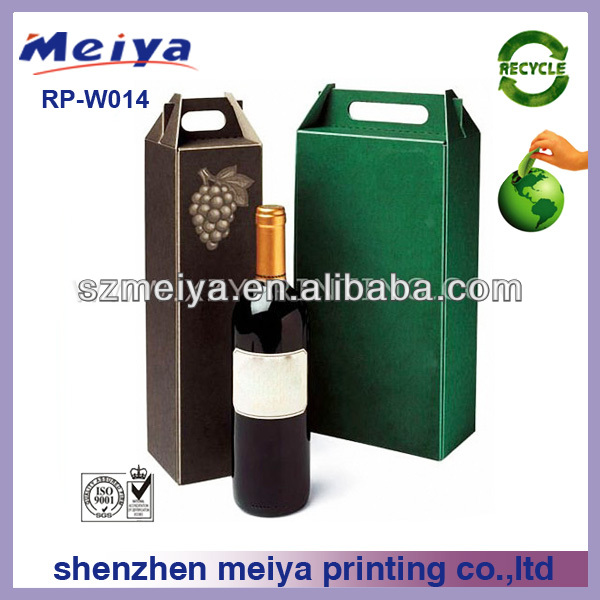 shenzhen professional custom wholesale cardboard red wine boxes