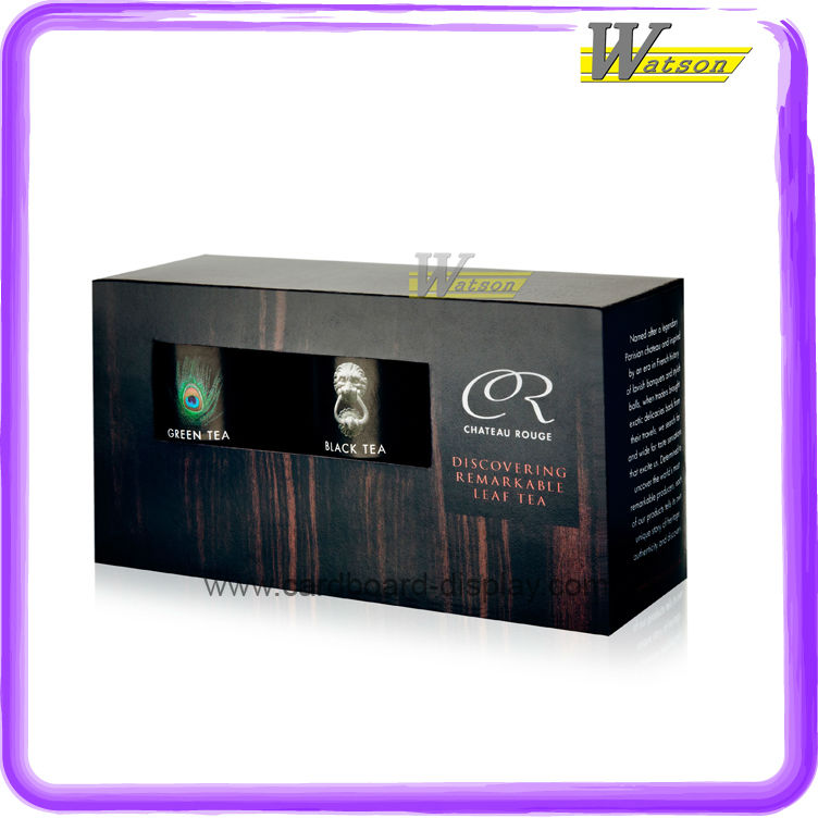 Coated Paper Custom Luxury Champagne Glass Gift Box for Bollinger