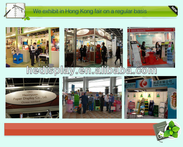 Cardboard Counter top display stand for Chewing gum retail