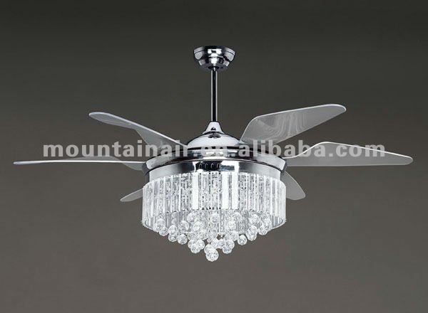 Ceiling Fan 52YFT-7035, View Crystal Lamp Dercorative Ceiling Fan ...