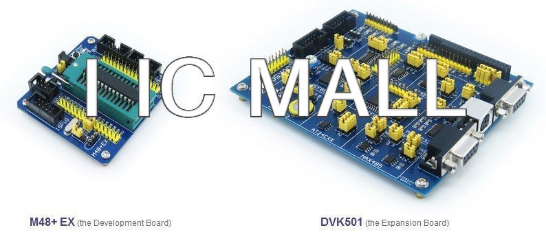 M48+ EX Premium AVR Development Board for ATmega48/88/168 ATmega8 Microcontrollers + Freeshipping