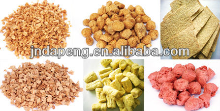 Chunck and textured soya nuggets making machine/processing equipment
