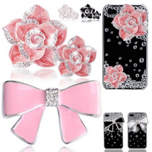 new high quality gem kitty phone case product for iphone4 free shipping S100
