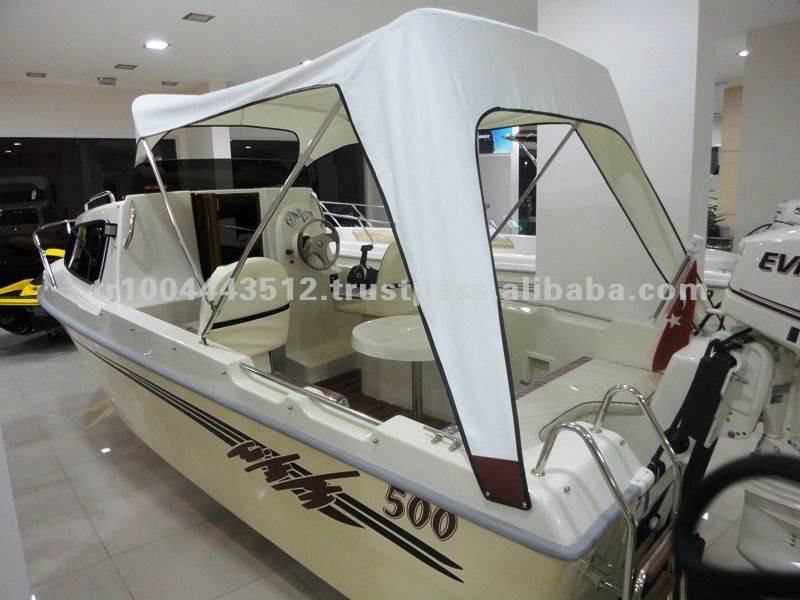 SAFTER 500 FIBERGLASS CABIN MOTOR BOAT