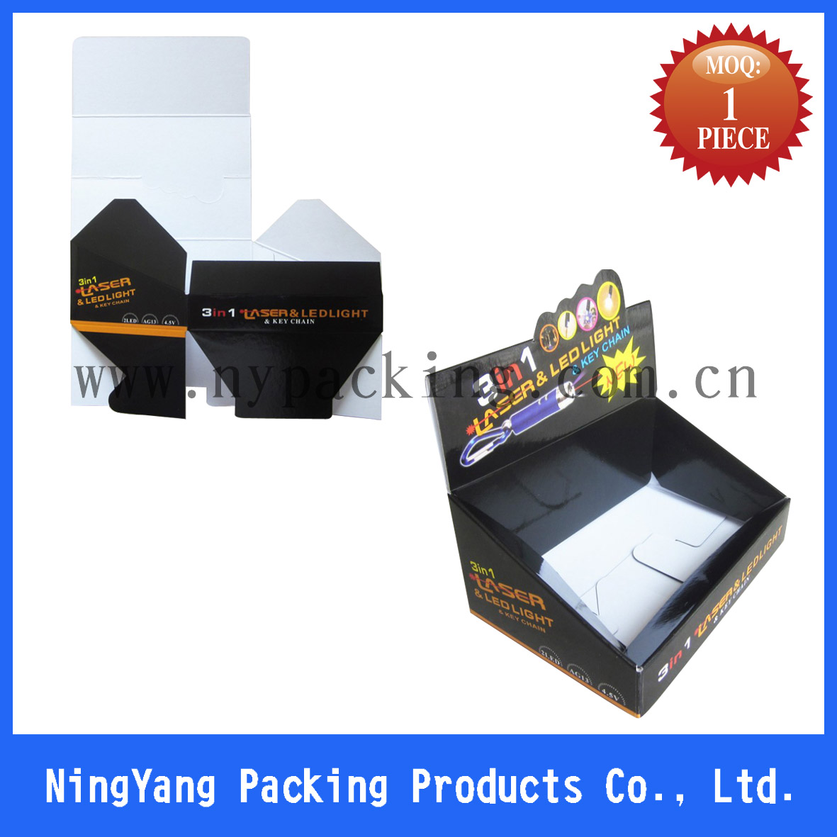 new style custom folding paper red wine box/ liquor box