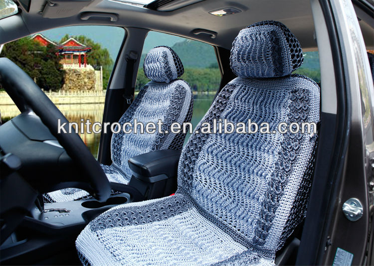 100％手で編むかぎ針編みカーシートのクッションカバー( kcc- ccsc0022/1)問屋・仕入れ・卸・卸売り