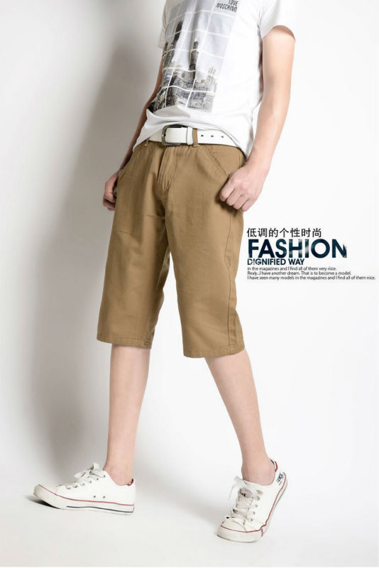 2013 new arrival fashion design cotton men middle jeans welcome OEM and ODM MM002