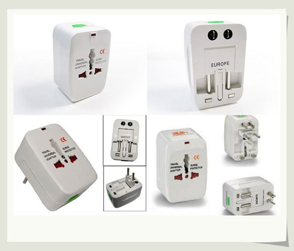 All In One Travel Power Plug Adapter. International travel adapter