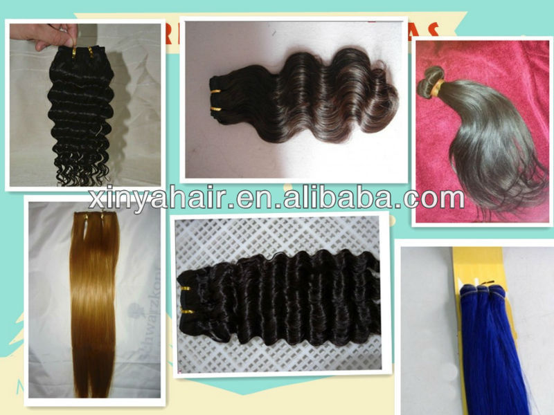 Most popular red wine curly hair 100% virgin indian hair extensions