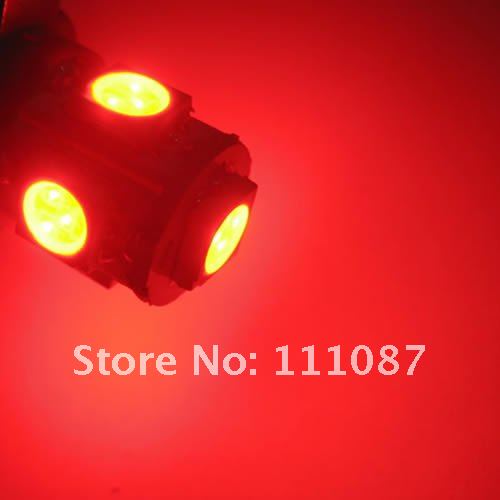 50 X BA9S 5LED SMD High Power Wedge light bulb 5 led Corner lamp interior lights LED Backup Lights -white/red/blue/green/amber 50 X BA9S 5LED SMD High Power Wedge light bulb 5 led Corner lamp interior lights LED Backup Lights -white/red/blue/green/amber