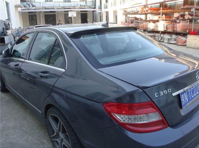 Mercedes w204 roof spoiler #3