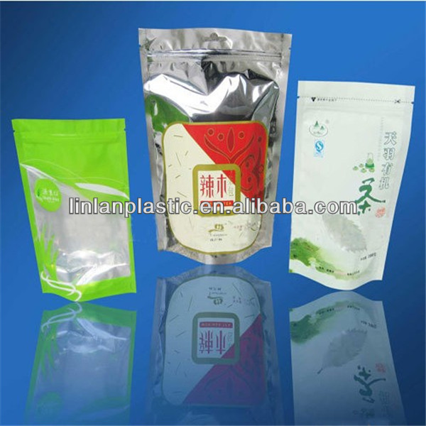 resealable stand up tea bags packaging,empty tea bag
