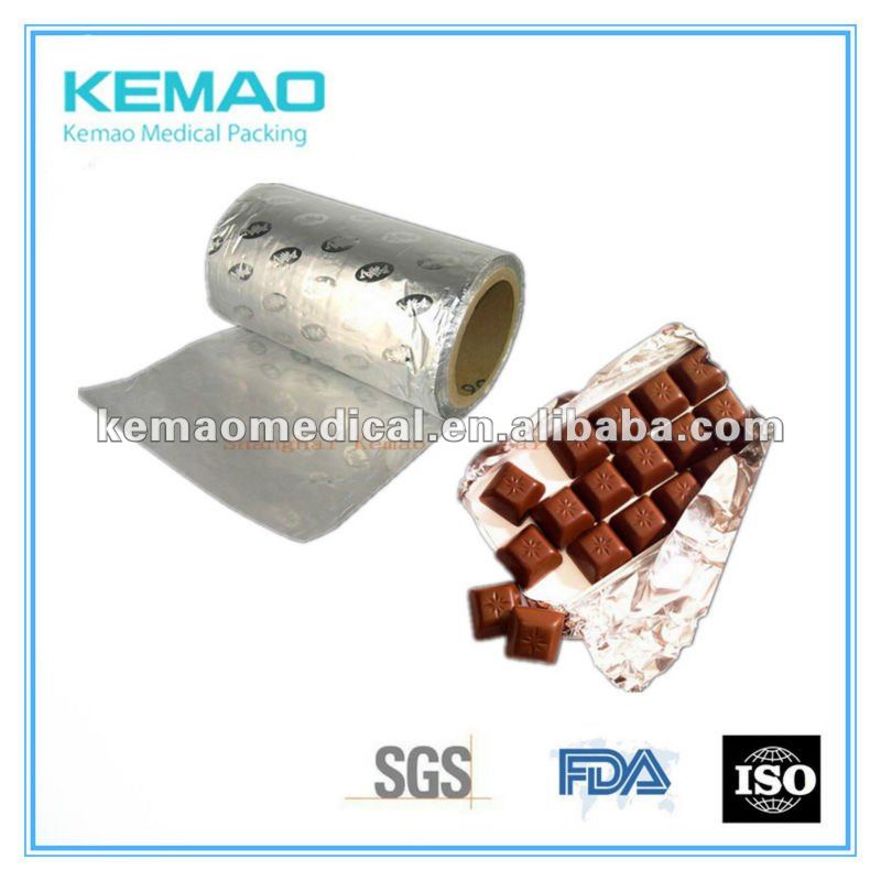 printed chocolate egg foil wrapping paper