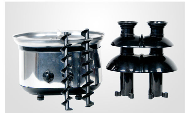 CHOCOLAZI ANT-8050B Auger 3 tiers stainless steel Home chocolate fountain machine