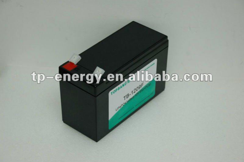 TB-1209F Top quality lithium 12v 9ah Motorcycle Battery with PCM (two years warranty)