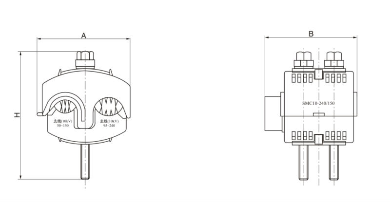 Smcシリーズ絶縁ピアスコネクタ/10kvのピアスクランプ仕入れ・メーカー・工場