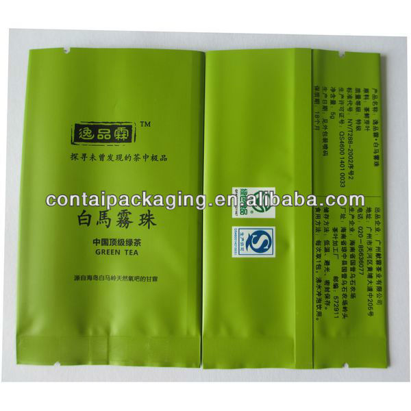 Custom Small Tea bag With Back Sealing