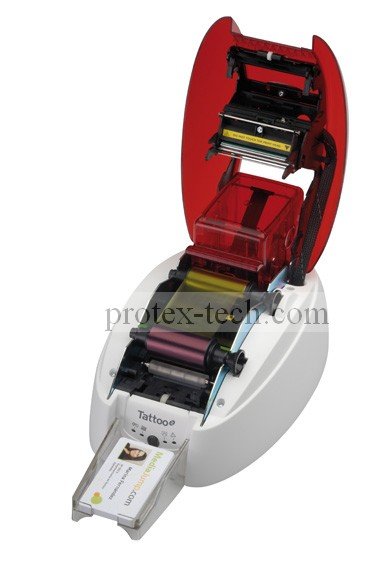 ELP1-Evolis Tattoo 2. Impression couleur sur badges et cartes PVC evolis tattoo single sided card printer