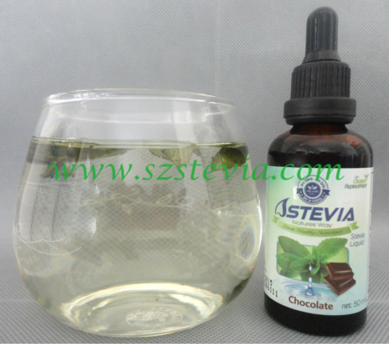 Chocolate Flavor Stevia Lquid sweeten the tea