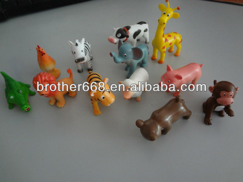 カスタムプラスチックのおもちゃフィギュア2014年; プラスチックpvcおもちゃフィギュア; インジェクション動物おもちゃ問屋・仕入れ・卸・卸売り