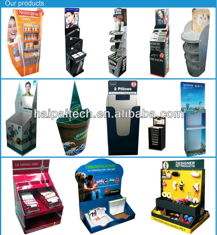 cardboard lollipop display stand for displaying goods and promoting sales