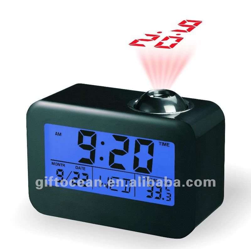 Led Projector Wall Clock,Wall Projective Clock,Led Projection Wall
