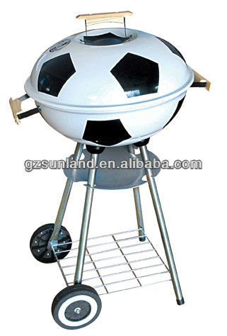 17インチフットボールバーベキューグリル、 サッカーボール形チャコールグリル問屋・仕入れ・卸・卸売り